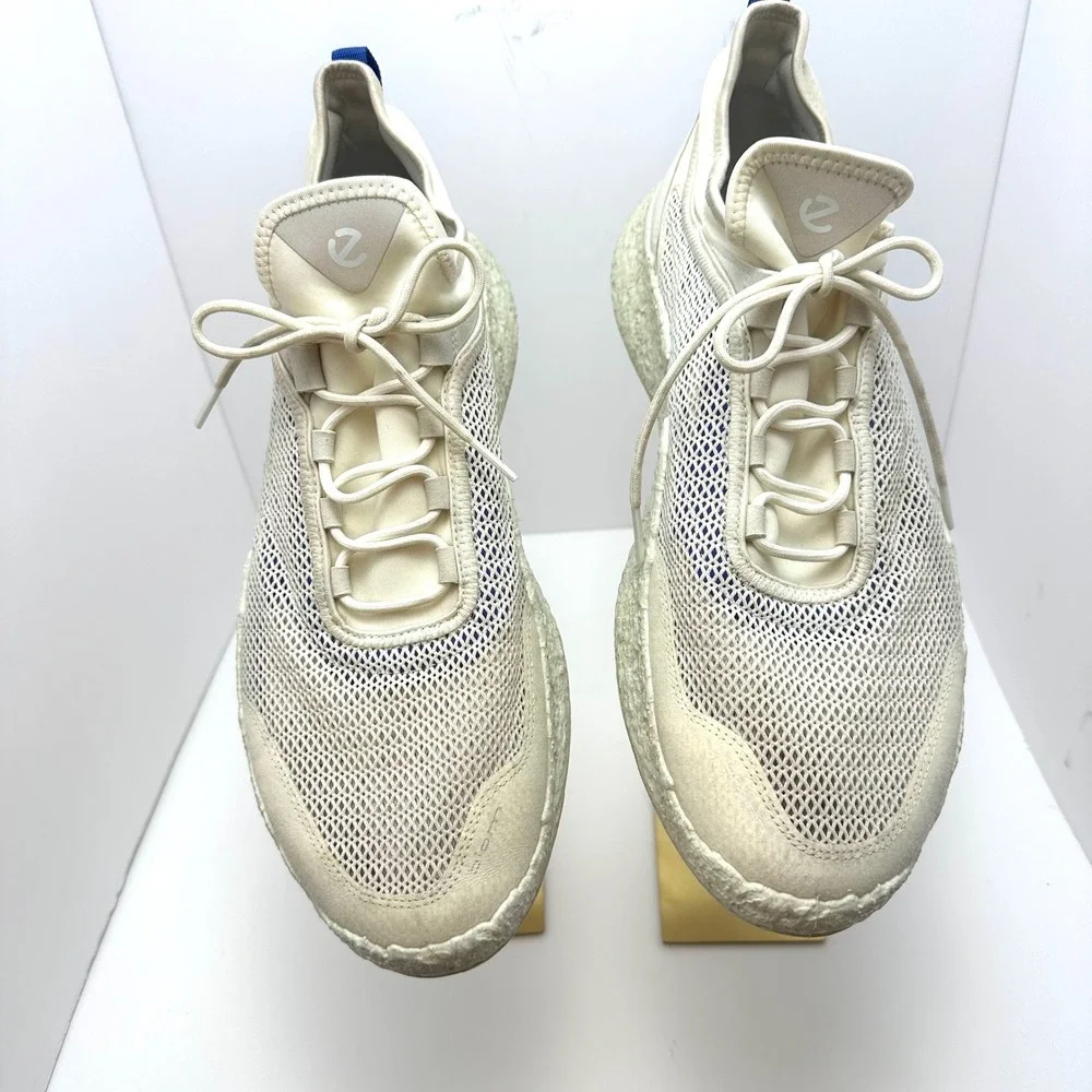 ECCO Biom 2.0 Breathru Mens Off White‎ Mesh Sneakers 800644 US 13 Extra Wide